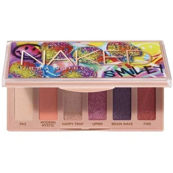 NEW Urban Decay Naked X Smiley Chill Happy Mini Eyeshadow Palette - Picture 1 of 1